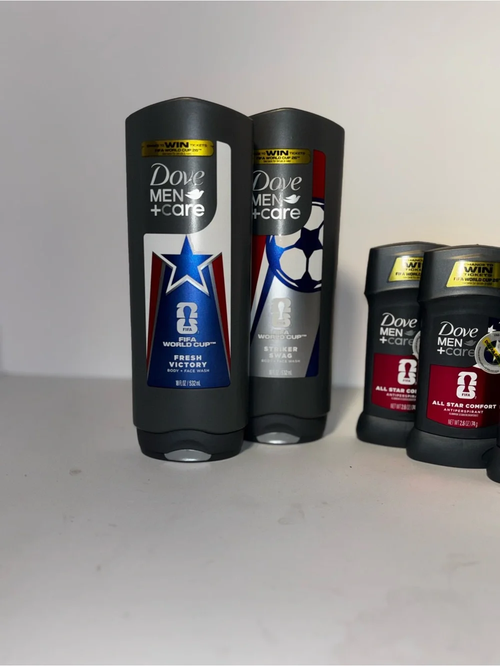 Dove Men’s Plus Care Deo Bodywash Assorted Bundle-New